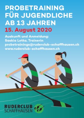 Probetraining für Jugendliche ab 13 Jahren am Samstag 15.8.2020