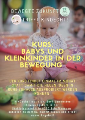 Babys und Kleinkinder in der Bewegung - Die Bewegte Zukunft zur Selbstständigkeit
